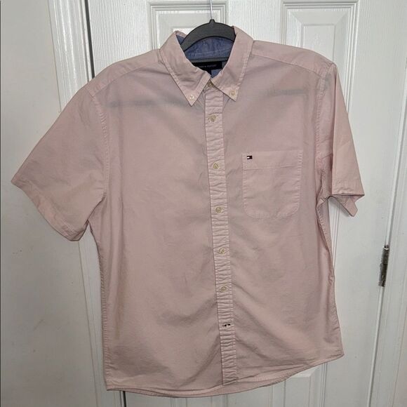 Tommy Hilfiger Light Pink Button Down Shirt - Picture 1 of 7